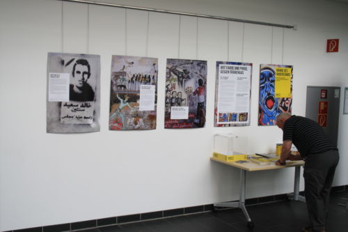 Ausstellung "Wände des Widerstands"